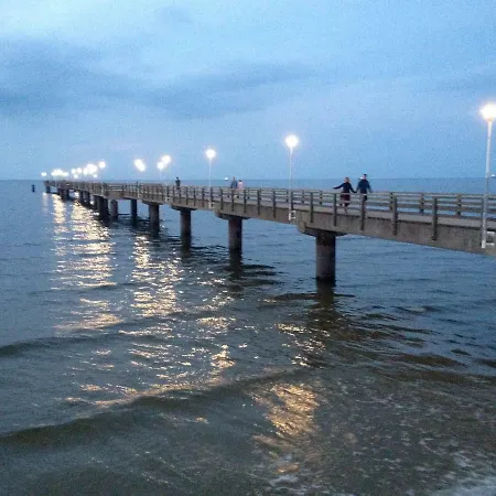 Strandnahe Ferienwohnung Mit Wintergarten 제바트헤링스도르프